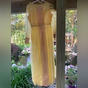 Emma done vintage yellow dress